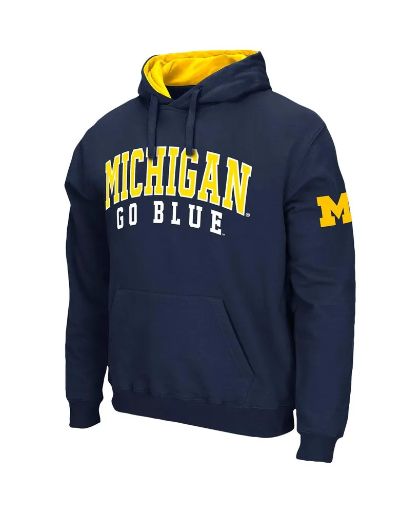 Colosseum Men's Michigan Wolverines Double Arch Pullover Hoodie