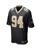 Men's Nike Cameron Jordan Black New Orleans Saints Game Jersey