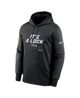 Men's Nike Black Baltimore Ravens 2023 Afc North Division Champions Locker Room Trophy Collection Pullover Hoodie