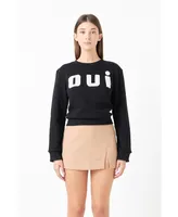 Women's Oui Pearl Embellished Sweatshirt