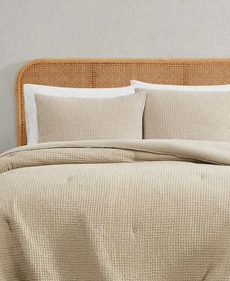 Truly Soft Textured Waffle 2 Piece Comforter Set, Twin/Twin Xl