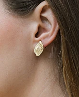 Matr Boomie Bhavani Hoop Shield Stud Earrings - Set of 2