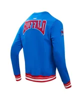 Men's Pro Standard Royal Buffalo Bills Crest Emblem Pullover Sweatshirt