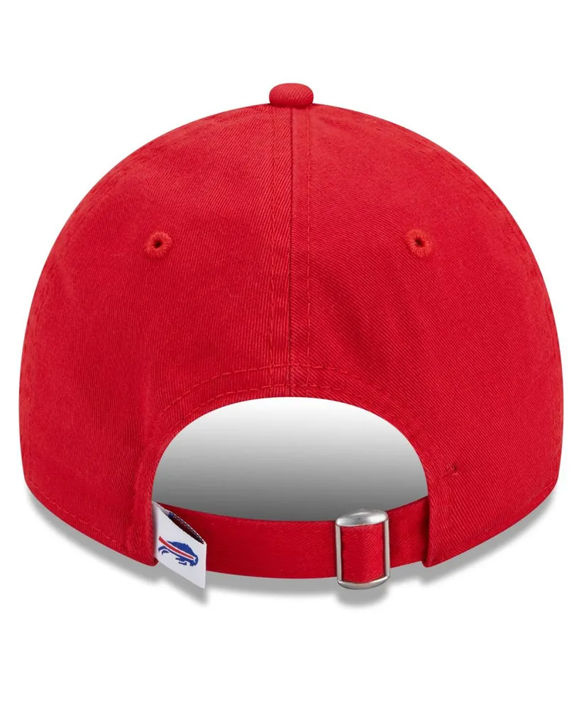 Women's New Era Red Buffalo Bills Main Core Classic 2.0 9TWENTY Adjustable Hat