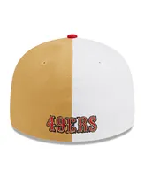 Men's New Era Gold, Scarlet San Francisco 49ers 2023 Sideline Low Profile 59FIFTY Fitted Hat