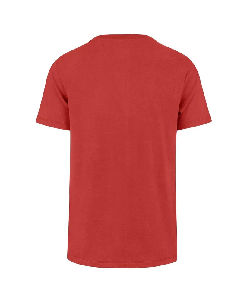 Men's '47 Brand Scarlet Distressed San Francisco 49ers Last Call Franklin T-shirt