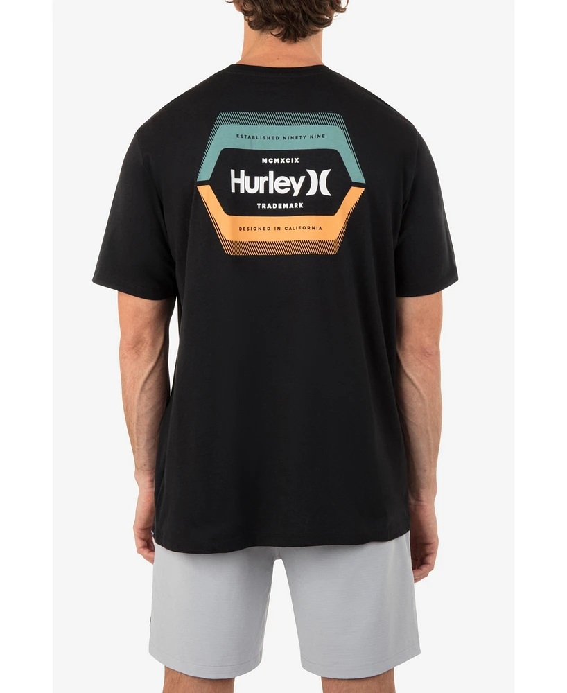 Hurley Men's Everyday Split Short Sleeve T-shirt