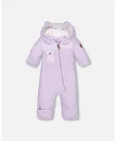 Baby Girl Baby Sherpa One Piece Lavender - Infant