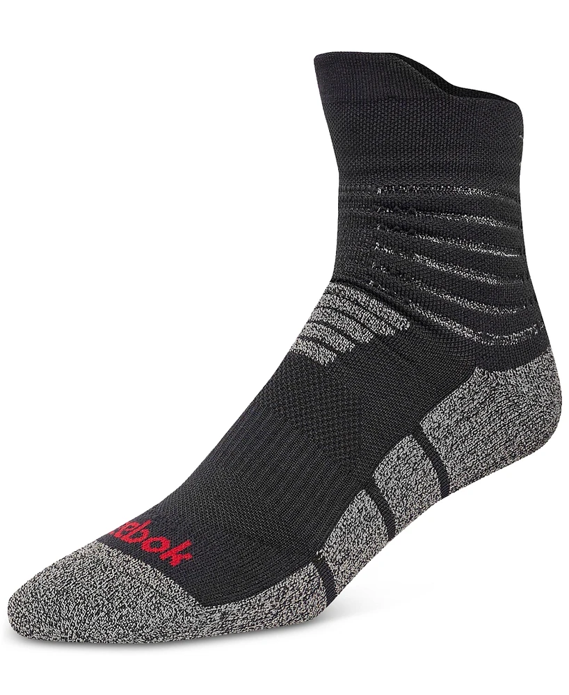 Reebok Men's Select Terry Basketball Quarter Socks