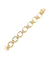 by Adina Eden Solid Open Circle Link Bracelet