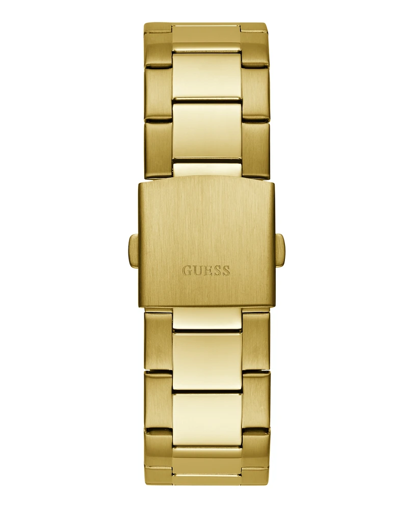 Guess Men's Analog Gold-Tone Stainless Steel Watch 42mm