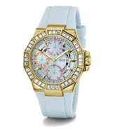 Guess Women's Analog Blue Silicone Watch 39mm