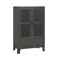 Industrial Storage Chest Anthracite 27.6"x15.7"x45.3" Metal