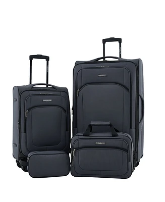 4 Piece Expandable Rolling Luggage Collection