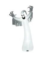 12 Feet Halloween Inflatable Spooky Ghost with Blower and Led Lights