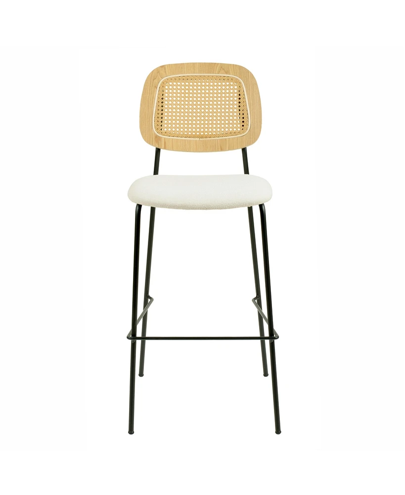 Tov Furniture 2 Pcs Rattan Counter Stool