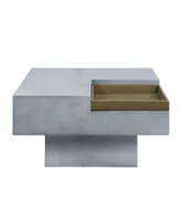 Streamdale Furniture Kailano Coffee Table, Weathered Gray Finish