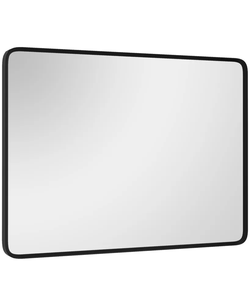 Homcom x Wall-Mounted Living Room Rectangle Mirror