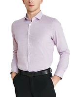 Tallia Men's Slim-Fit Geo-Link Dress Shirt