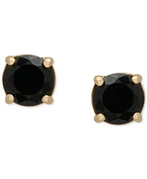 2-Pc. Set Onyx Stud & Chain Drop Earrings in 14k Gold-Plated Sterling Silver