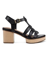 Earth Women's Adona Strappy Block Heel Dress Sandals