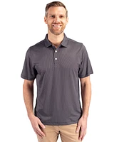 Cutter & Buck Pike Eco Symmetry Print Stretch Recycled Mens Big Tall Polo Shirt