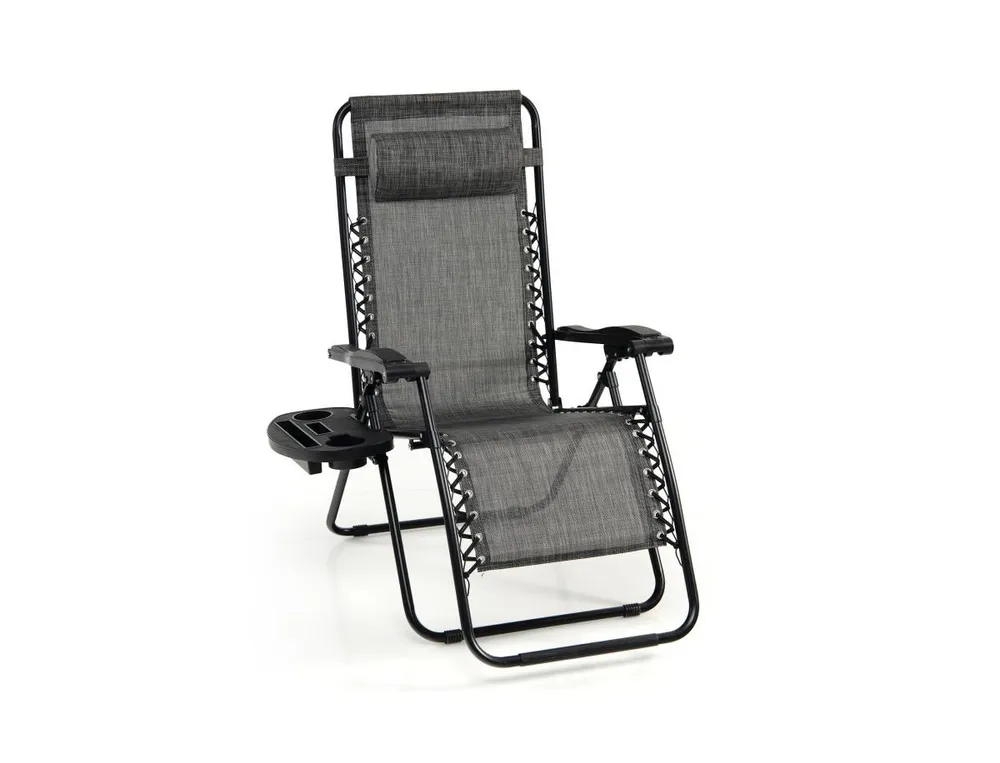 Inolait Outdoor Folding Zero Gravity Reclining Lounge Chair