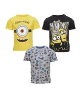 Despicable Me Minions 3 Pack Graphic T-Shirts Toddler|Child Boys