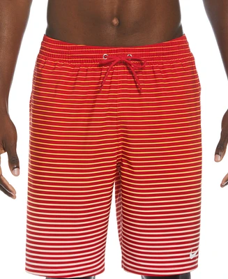 Nike Men's Fade Stripe Breaker Ombre 9" Swim Trunks