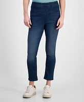 Style & Co Women's Mid-Rise Pull-On Capri Jeans Leggings, Created for Macy's