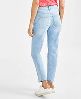 Style & Co Petite Mid-Rise Girlfriend Jeans, Created for Macy's