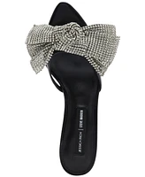 Jessica Rich x Steve Madden Aurora Kitten Heel Bow Dress Sandals