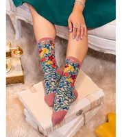 Sock Candy Women's Tapestry Vines Sheer Sock