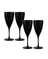 Qualia Glass Artisan 12 oz Goblet Wine Glass, Set of 4