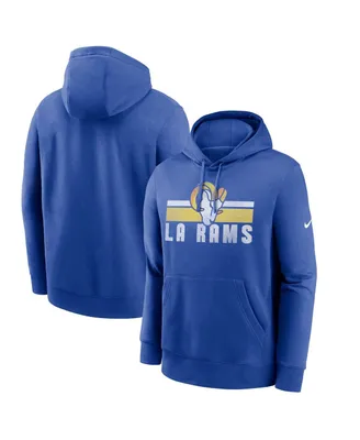 Men's Nike Royal Los Angeles Rams Club Fleece Pullover Hoodie