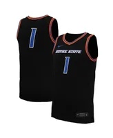 Men's Nike #1 Black Boise State Broncos Replica Basketball Jersey