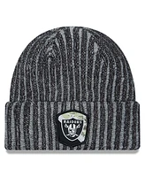 Men's New Era Black Las Vegas Raiders 2023 Salute To Service Cuffed Knit Hat