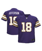 Little Boys and Girls Nike Justin Jefferson Purple Minnesota Vikings Alternate Game Jersey