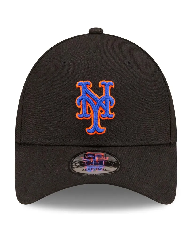 Men's New Era Black New York Mets Alternate The League 9FORTY Adjustable Hat