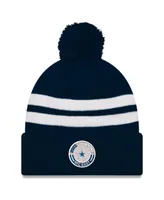 Men's New Era Navy Dallas Cowboys 2023 Nfc East Division Champions Cuffed Knit Hat with Pom