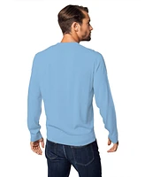 Bellemere Men's Pure Crew Neck Merino-Cashmere Sweater