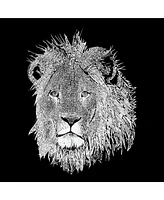 Girl's Word Art T-shirt - Lion