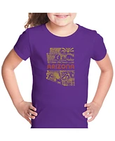 Girl's Word Art T-shirt - Az Pics