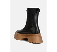 Womens ronin high top chunky chelsea boots