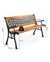 Outdoor Cast Iron Patio Bench