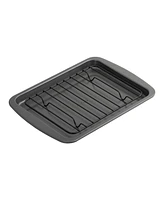 Good Cook 4 Piece Nonstick Steel Toaster Oven Set with Sheet Pan, Rack, Cake Pan, and Muffin Pan