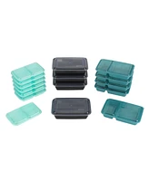 Good Cook Meal Prep 60-Piece Container Set, Biphenyl A Free