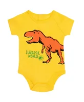 Welcome to the Universe Baby Boys Jurassic World Bodysuit, Pant & Hat 3 Piece Set