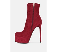 clubbing high heels platform ankle boots