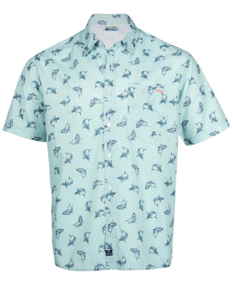 Salt Life Men's Game Time Marlin Graphic Shirt